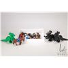 Image 1 : Selection of Lego Castle Minifigures including Dragon Knights, two black dragons, one green dragon e