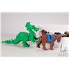 Image 3 : Selection of Lego Castle Minifigures including Dragon Knights, two black dragons, one green dragon e