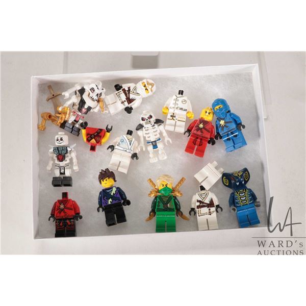 Selection of Ninjago Minifigures including Jay, Kai, Zane, Techno Robe Lloyd, Samukai, Skales etc.