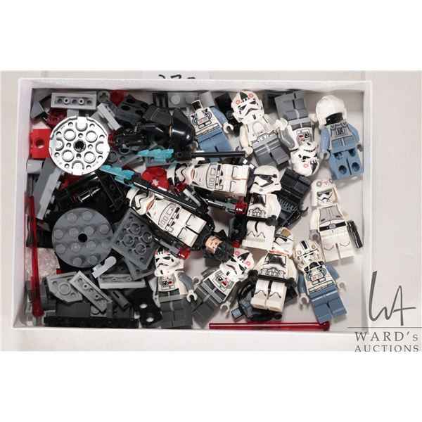 Selection of Star Wars Minifigures including First Order Executioner Storm Trooper, AT-AT Driver, AT