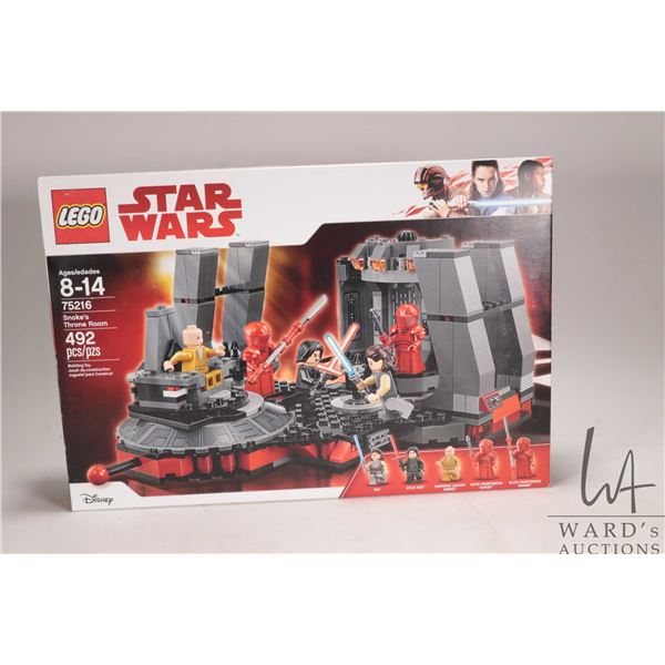 Lego- Star Wars "Snoke's Throne Room" no. 75216. New in factory sealed box