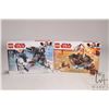 Image 1 : Two Lego- Star Wars building kits including "Tatooine Battle Pack" no. 75198 and "First Order Specia