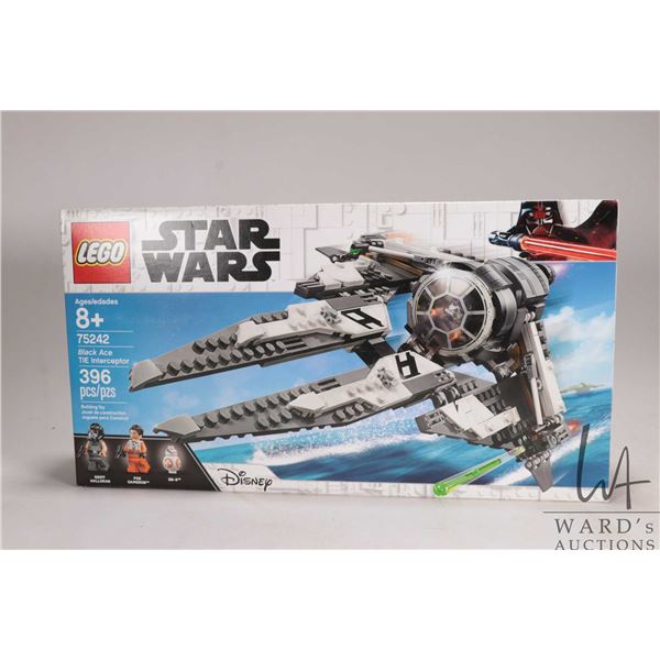 Lego- Star Wars "Black Ace TIE Interceptor" no. 75242. New in factory sealed box.