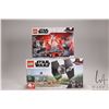 Image 1 : Two Lego- Star Wars building kits including "Elite Praetorian Guard Battle Pack" no. 75225 and "TIE 
