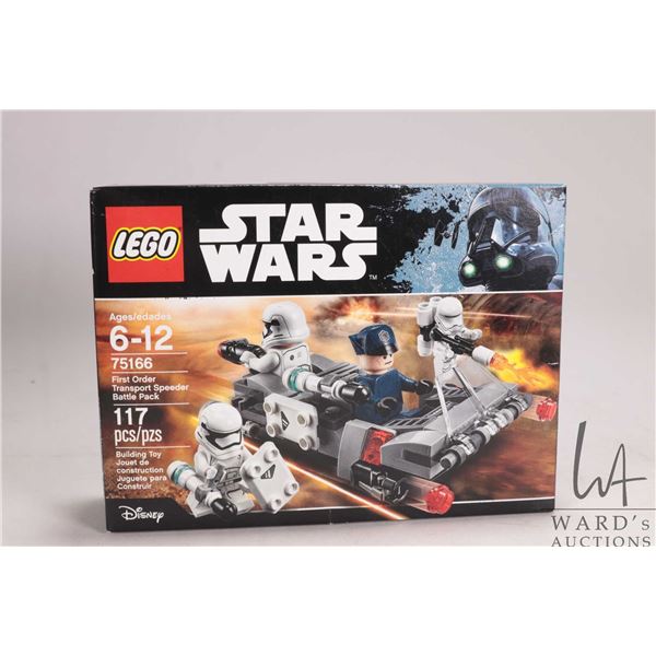 Lego- Star Wars " First Order Transport Speeder Battle Pack" no. 75166. New in factory sealed box.