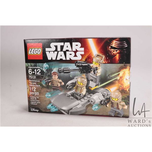 Lego- Star Wars "Resistance Trooper Battle Pack" no. 75131. New in factory sealed box.