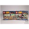 Image 1 : Two Lego- Star Wars building kits including "Utapau Troopers" no. 75036 and "Kashyyyk Troopers" no. 