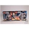Image 1 : Two Lego- Star Wars building kits including "Millennium Falcon Microfighter" no. 75193 and "First Or
