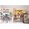 Image 1 : Lego DC Super Heroes Visual Dictionary with Minifigure and The Batman Movie book with Minifigure plu