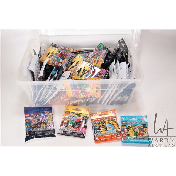 Approximately one hundred Minifigure building kits including Batman Movie 20th Anniversary, Series16