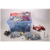 Image 1 : Selection of Lego pre-built kits and building bricks including Lego Pirates, Lego City, Minifigures 