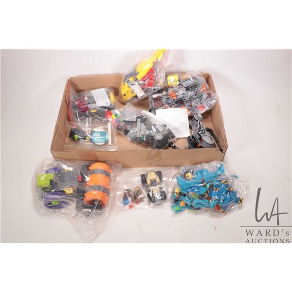Large selection of Lego building bricks, may includes some pre-built kits but not guaranteed. Bid ac