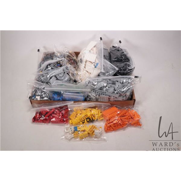 Large selection of Lego building bricks, may includes some pre-built kits but not guaranteed. Bid ac
