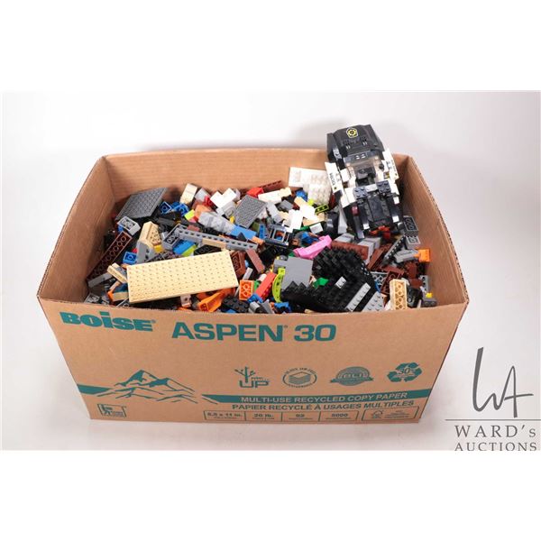 Large selection of Lego building bricks, may includes some pre-built kits but not guaranteed. Bid ac