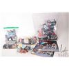 Image 1 : Selection of Lego building bricks including The Lego Movie pre-built kits, no. 70809 with Minifigure