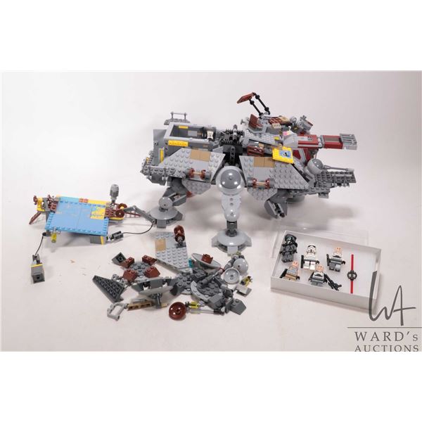 Lego- Star Wars "Captain Rex's AT-TE" no. 75157 pre-built kit with five Minifigures including Captai