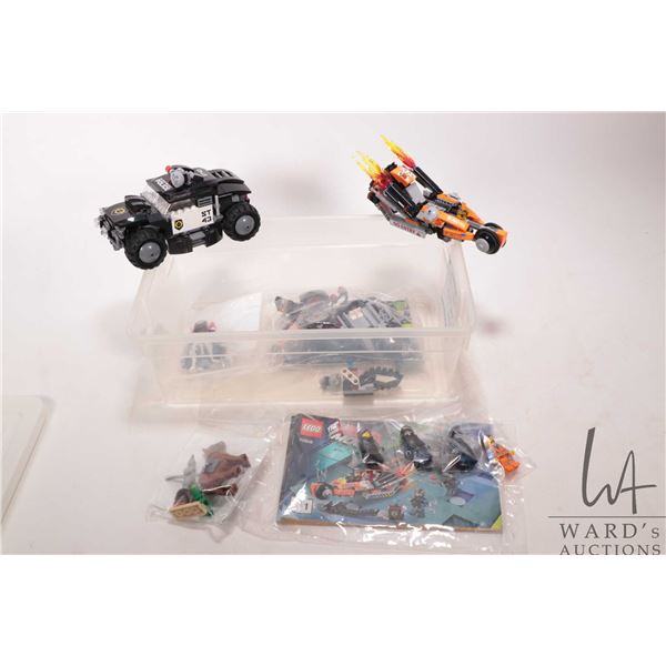 Lego- The Lego Movie building kits including "Super Cycle Chase" no. 70808 and "Melting Room" no. 70