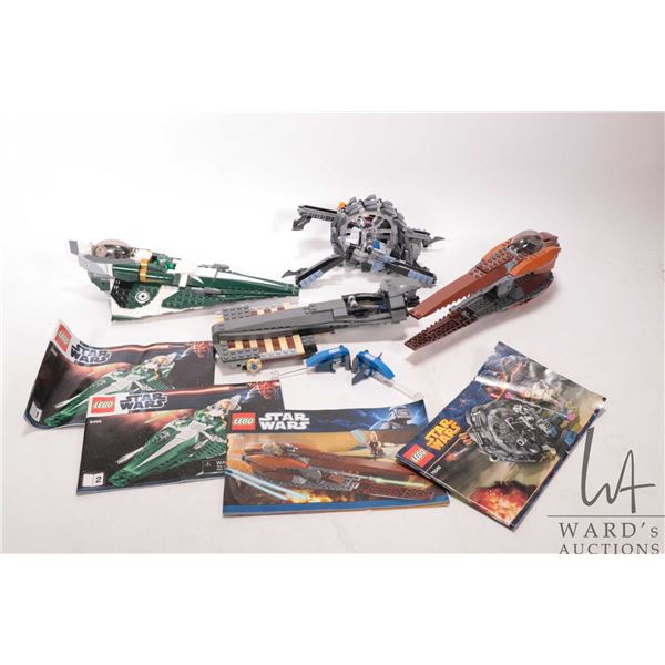 Selection of Lego-Star Wars including "Saesee Tiin's Jedi Starfighter" no. 9498, "Geonosian Starfigh