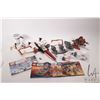 Image 1 : Two Lego-Star Wars pre-built kits including "Geonosian Cannon" no. 9491 and "Sith Nightspeeder" no. 