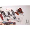 Image 4 : Two Lego-Star Wars pre-built kits including "Geonosian Cannon" no. 9491 and "Sith Nightspeeder" no. 