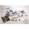 Image 1 : Selection of Lego- Star Wars building kits including "Imperial AT-ST" no. 7127, "The Battle of Naboo