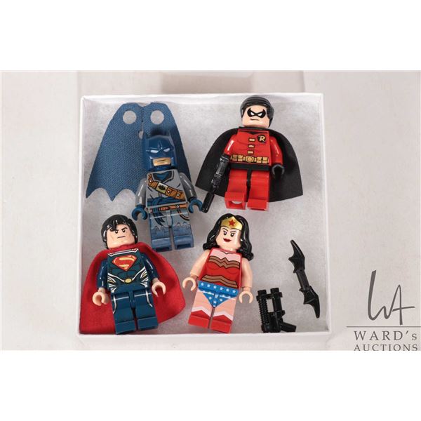 Lego- DC Super Heroes Minifigures including Pirate Batman, Robin, Superman and Wonderwoman