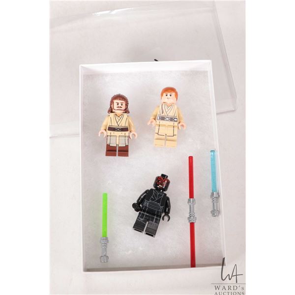 Lego-Star Wars Minifigures including Darth Maul, Obi Wan, Qui-Gon Jinn from set no. 75169