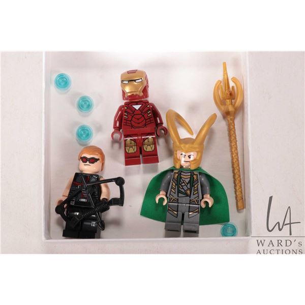 Lego- Marvel Minifigures including Ironman Mark 6, Loki and Hawkeye