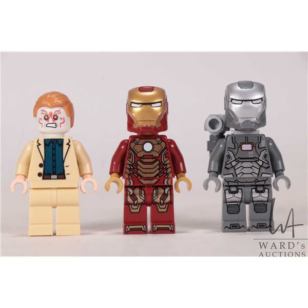 Lego-Marvel Minifigures including War Machine, Ironman Mark 42 and Aldrich Killian