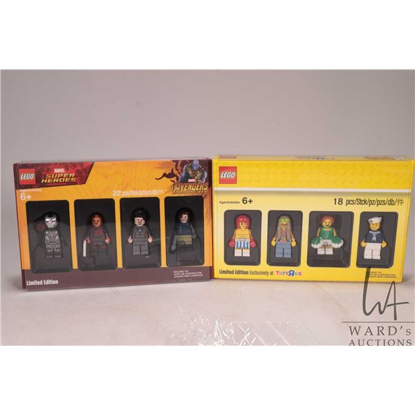 2018 Bricktober Lego Marvel Super Heroes Minifigure collection featuring Warmachine, Wong, Tony Star