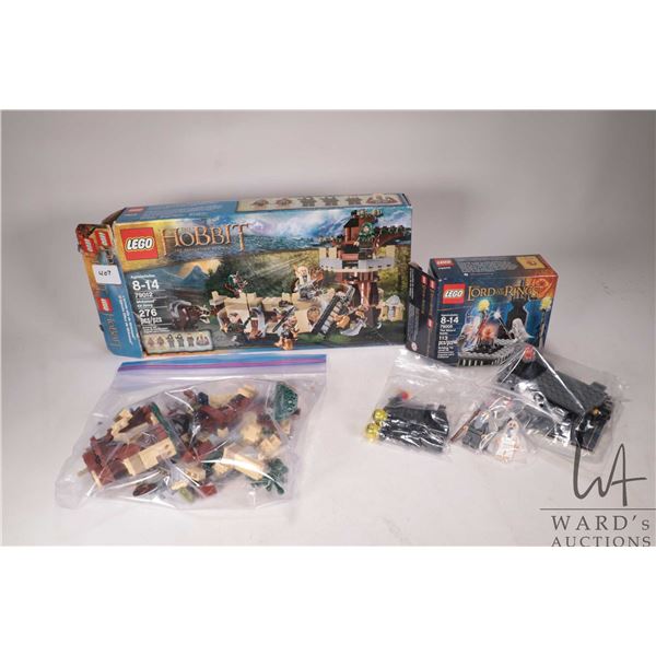 Lego- The Hobbit " Mirkwood Elf Army" no. 79012 and "The Wizard Battle" no. 79005. both are pre-buil