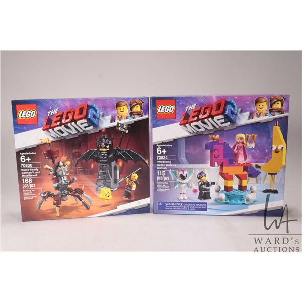 Lego- The Lego Movie " Battle-Ready Batman and Metalbeard" no. 70836 and "Introducting Queen Watevra