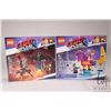 Image 1 : Lego- The Lego Movie " Battle-Ready Batman and Metalbeard" no. 70836 and "Introducting Queen Watevra
