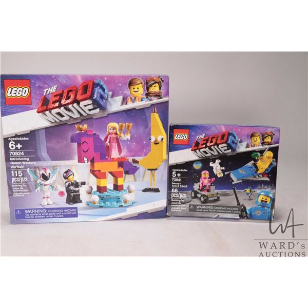 Lego- The Lego Movie "Introducing Queen Watevra Wa'Nabi" no. 70824 and Benny's Space Squad" no. 7084