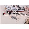 Image 2 : Two Lego-Star Wars pre-built kits including "Rebel Trooper Battle Pack" no. 8083 and "Snowtrooper Ba