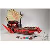 Image 1 : Lego- Ninjago "Destiny's Bounty" no. 9446 pre-built kit. Appears mostly completeness but missing som