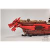 Image 6 : Lego- Ninjago "Destiny's Bounty" no. 9446 pre-built kit. Appears mostly completeness but missing som