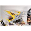 Image 2 : Lego- Star Wars "TIE Advanced Prototype no. 75082 and "Naboo Starfighter" no. 75092. Pre-built kits,