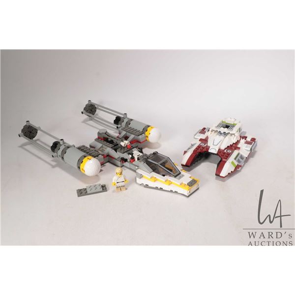 Lego- Star Wars "Republic Fighter Tank" no. 75182 and "Y-Wing Fighter" no. 75172. Pre-built kits. Co