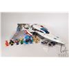 Image 1 : Lego- DC Comics Super Heroes " Darkseid Invasion" no. 76028. Includes seven Minifigures and building
