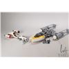 Image 1 : Lego- Star Wars "Y-Wing Fighter" no. 75172 with two Minifigures, "Freeco Speeder" no. 8085 with one 