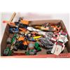 Image 1 : Lego- Star Wars, a collection of pre-built vehicle kits including "Mos Espa Podracer" no. 7171, "X-W