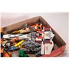 Image 2 : Lego- Star Wars, a collection of pre-built vehicle kits including "Mos Espa Podracer" no. 7171, "X-W