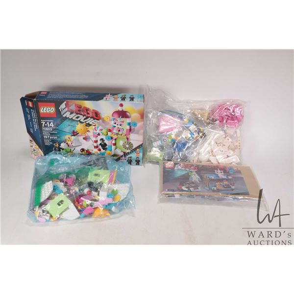 Lego- The Lego Movie " Cloud Cuckoo Palace" no. 70803, "Ice-Cream Machine" no. 70814 and "Double Dec