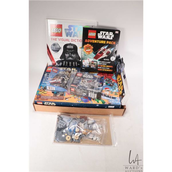 Selection of Lego-Star Wars including "Millenium Falcon" no. 75030 Microfighters pre-built kit, "Sta