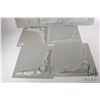 Image 2 : Seven 10" X 10 " vintage Lego 3D Space Plate Moon Crater Baseplates no. 3947a,