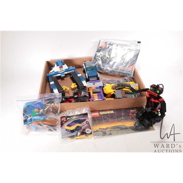 Selection of Lego vehicles and vehicle kits including Aquazone " Aquasharks" no. 6135, Lego Technics