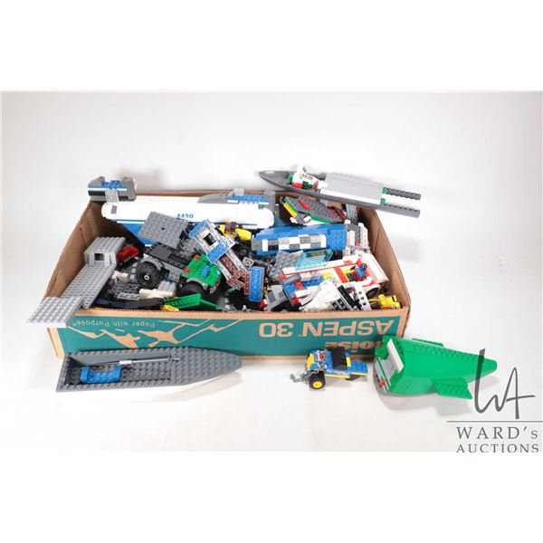 Large selection of Lego building bricks and accessories including Lego City vehicles etc.