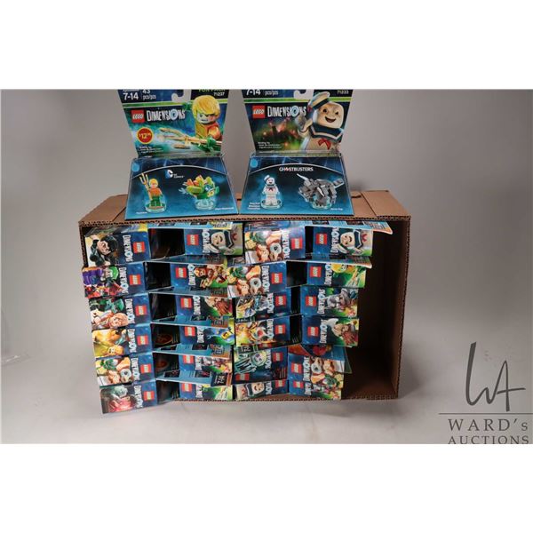 Twenty six Lego Dimensions building kits including Harry Potter, Gremlins, Scooby Doo, Jurassic Worl