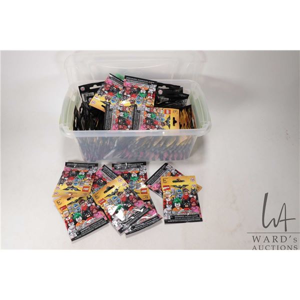 Approximately sixty Lego Batman The Movie Minifigures, all new in packages